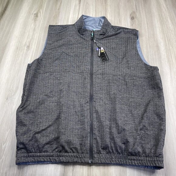 Pebble Beach Dry Luxe Performance Sleeveless 1/4 Zip Golf Vest Size XL NEW - Picture 1 of 13